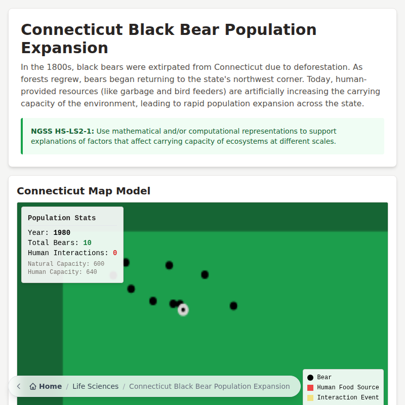 Connecticut Black Bear Population Expansion