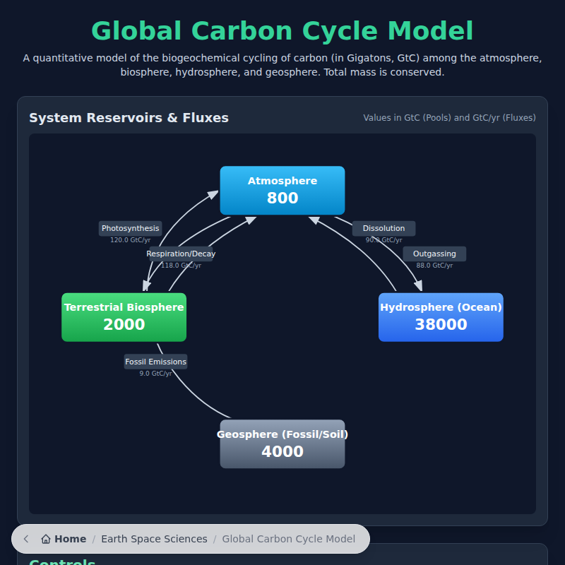Global Carbon Cycle Model